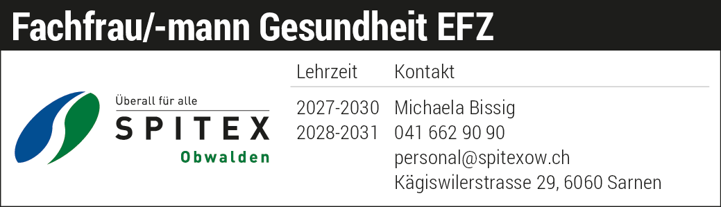 Fachperson Gesundheit EFZ