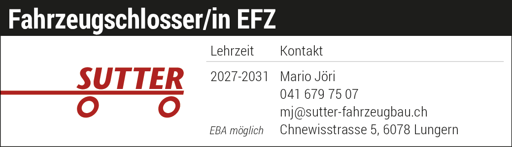Fahrzeugschlosser EFZ