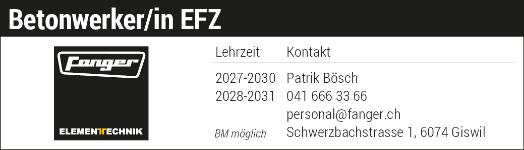 Betonwerker EFZ