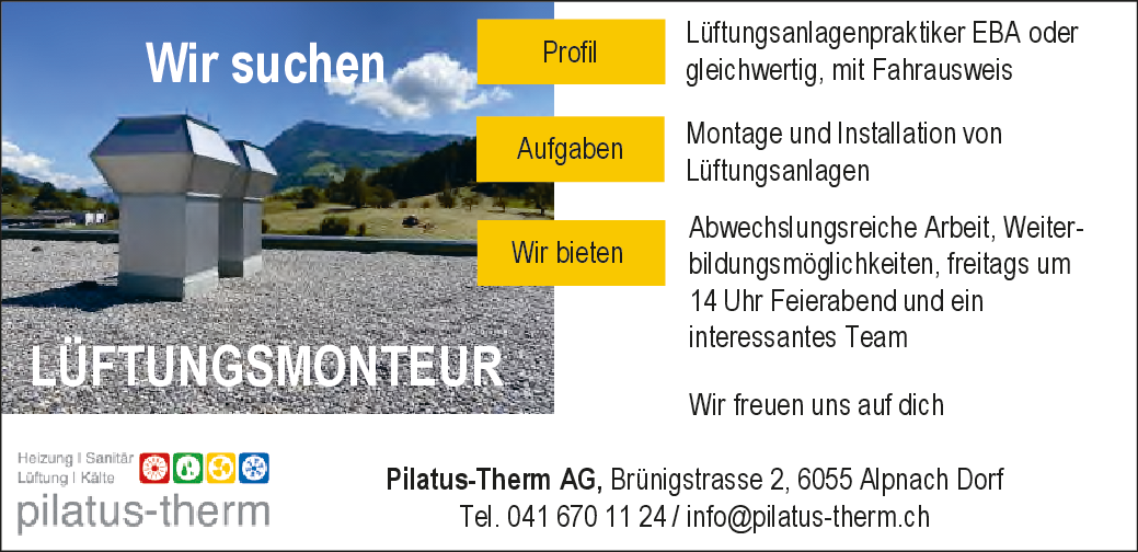 Lüftungsmonteur