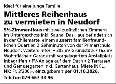 Mittleres Reihenhaus, Neudorf