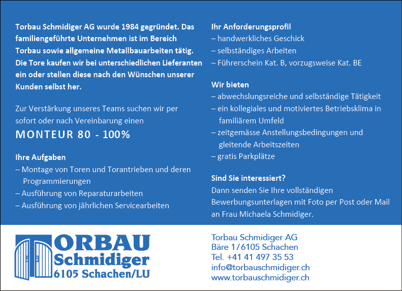 Monteur 80-100%
