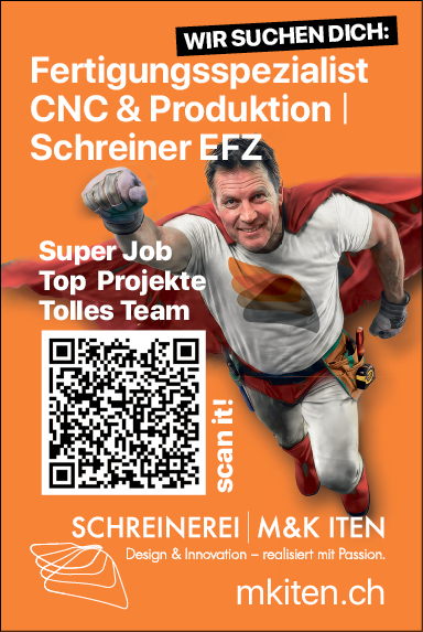 Fertigungsspezialist CNC / Schreiner EFZ