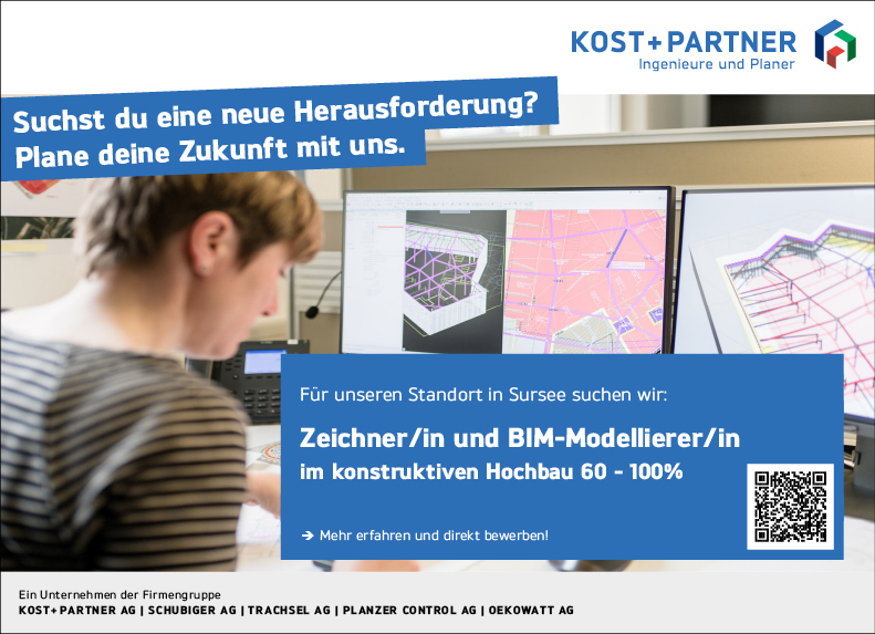 Zeichner/in + BIM-Modellierer/in