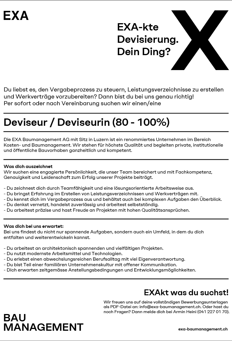 Deviseur / Deviseurin 80-100%