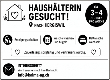 Haushälterin gesucht!