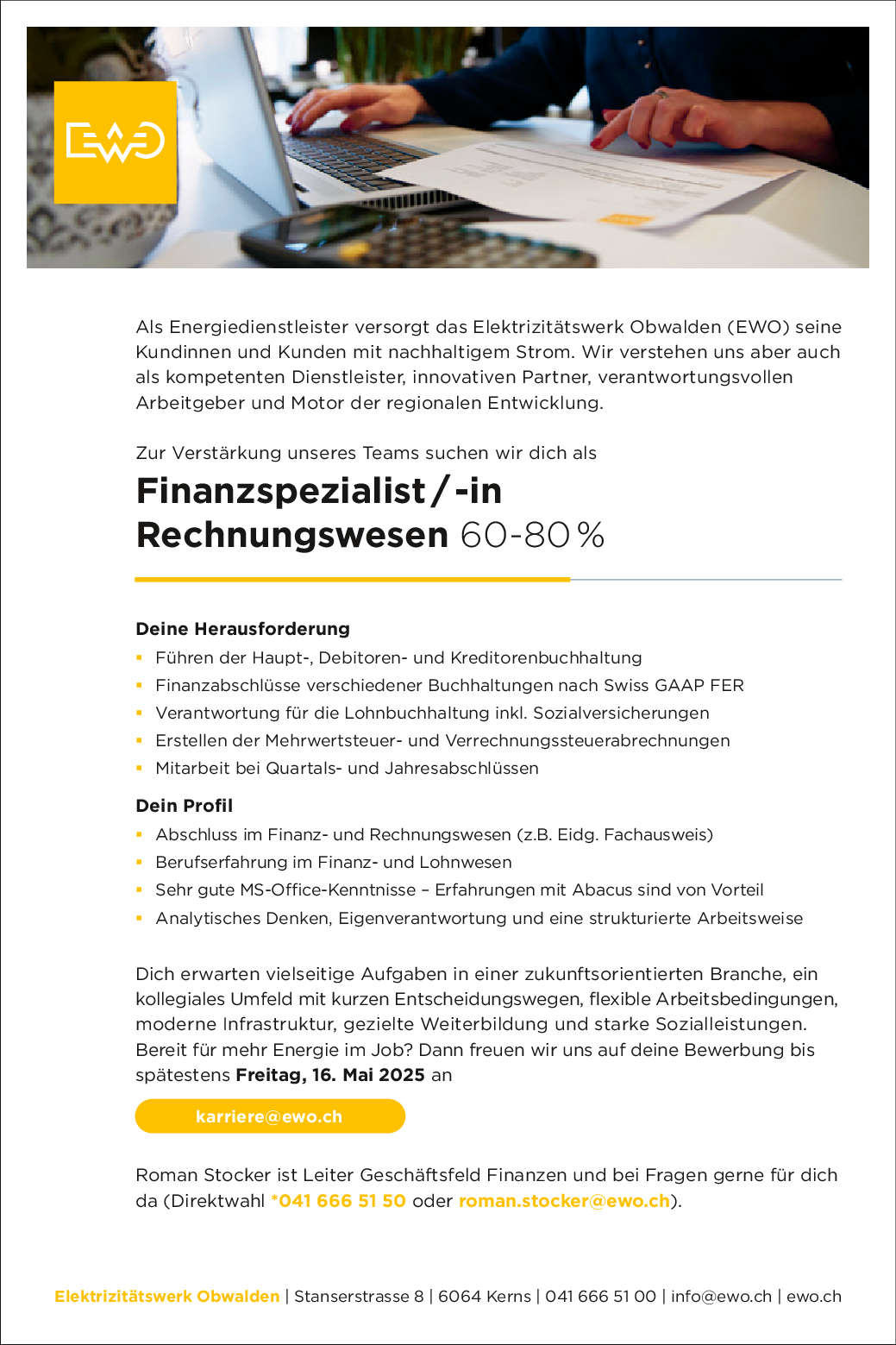 Finanzspezialist Rechnungswesen