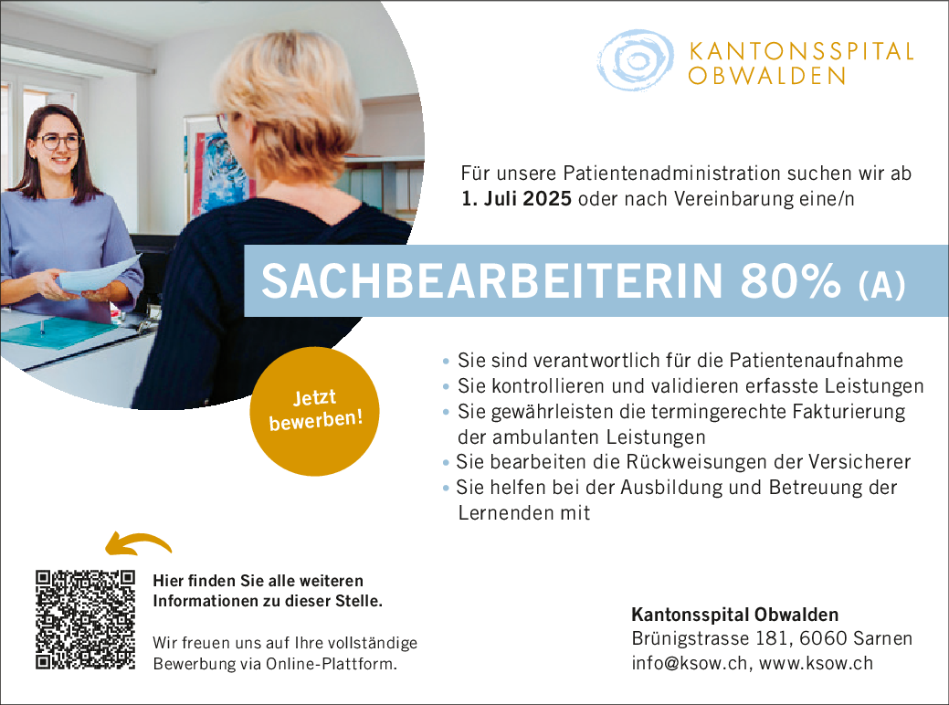 Sachb. Patientenadministration 80%