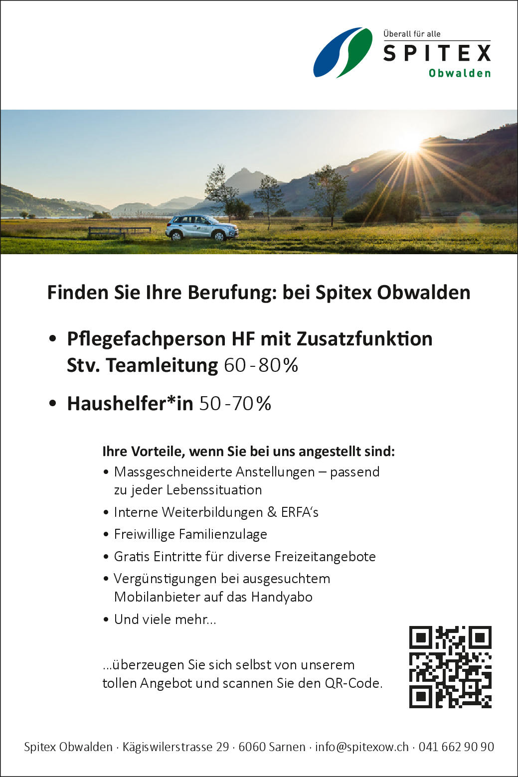 Pflege HF / Haushelfer/in