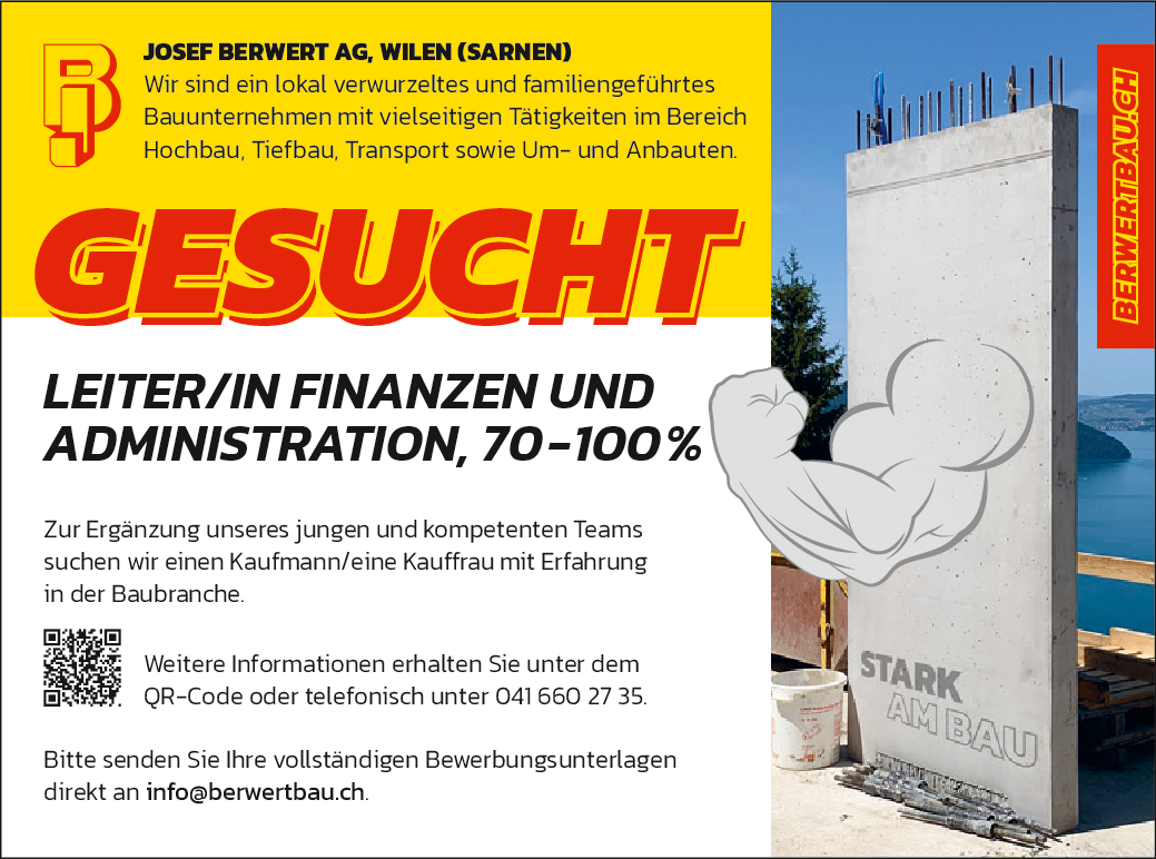 Leiter/in Finanzen & Administration