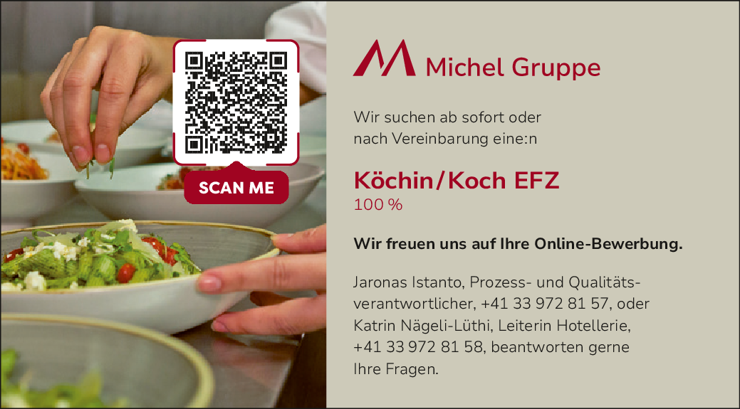 Koch/Köchin EFZ