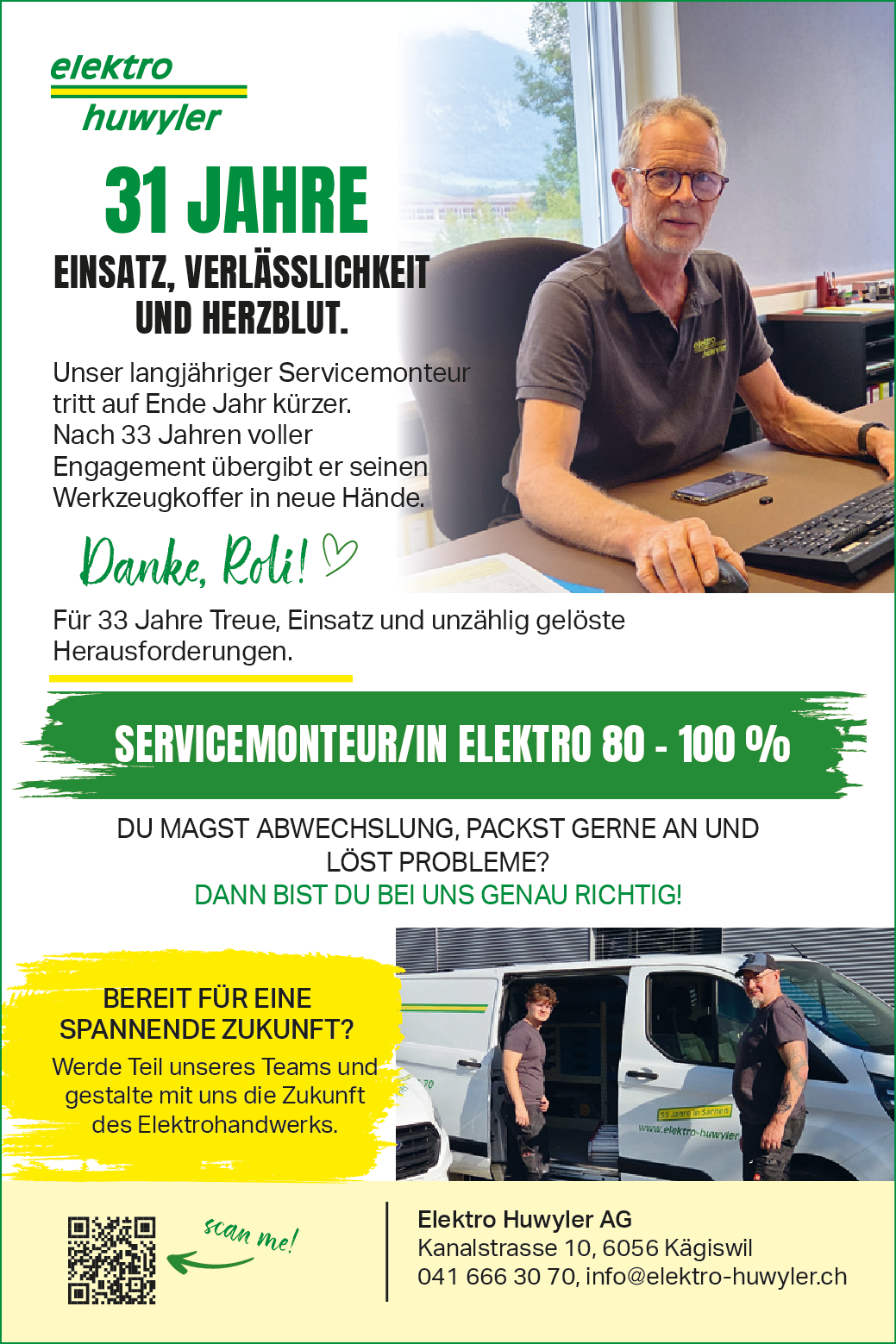 Servicemonteur/in Elektro