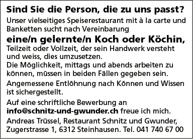 Koch/Köchin