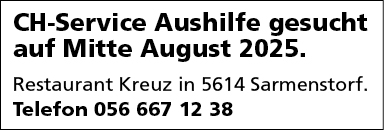 Service-Aushilfe