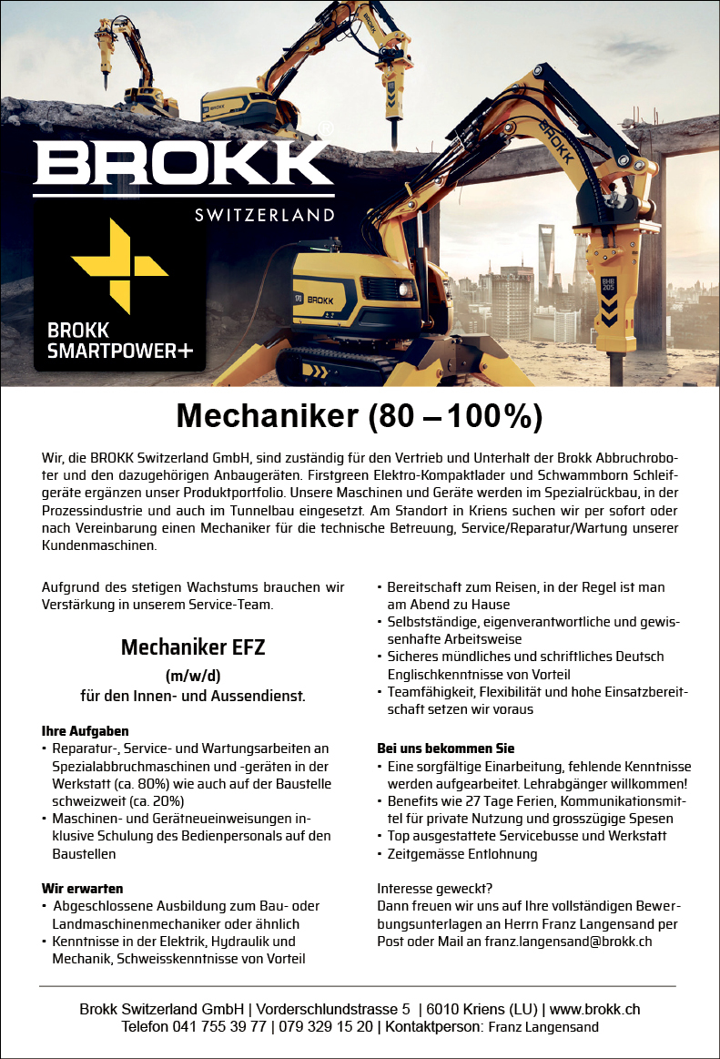 Mechaniker (80-100%)