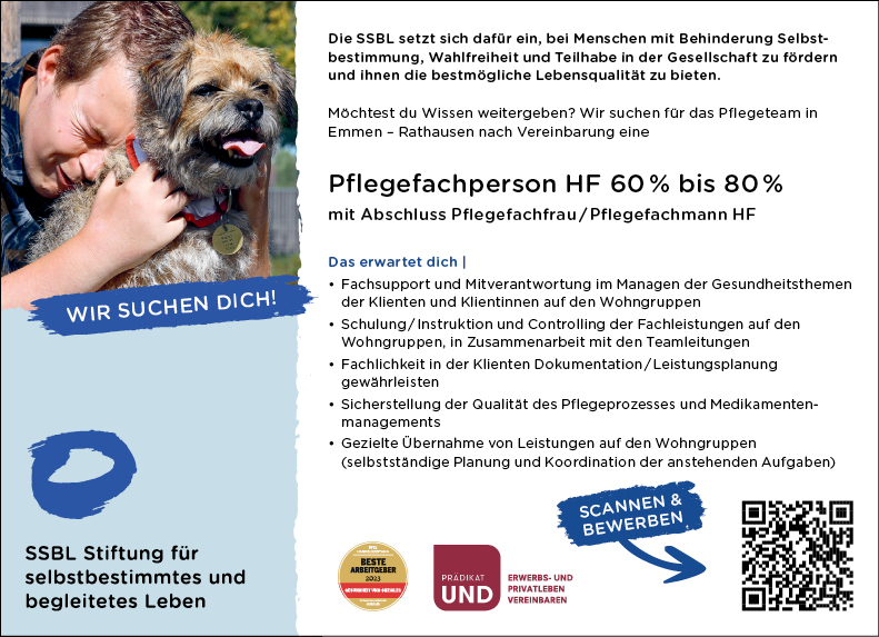 Pflegefachperson HF 60-80%