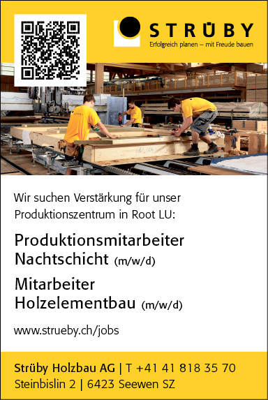 Produktionsmitarbeiter / MA Holzbauelemente