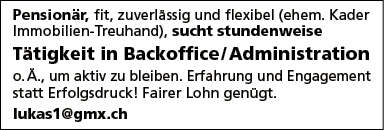 Backoffice / Administration