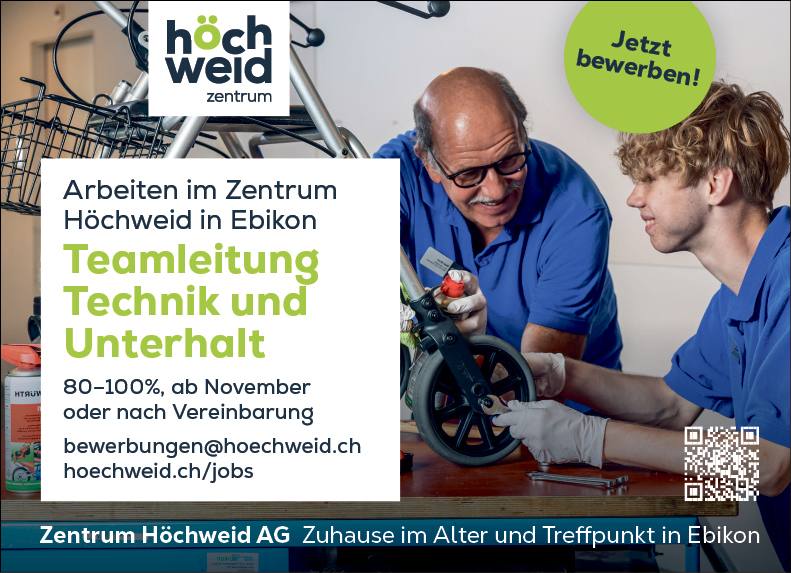Teamleitung Technik und Unterhalt
