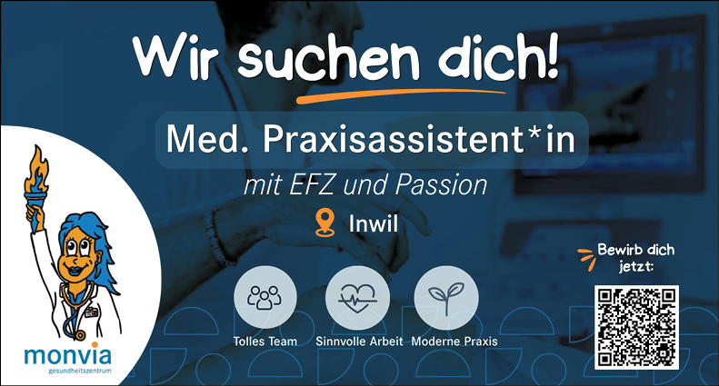 Med. Praxisassistent*in Standort Inwil