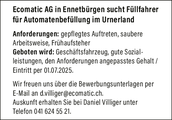 Füllfahrer