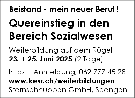 Beistand - mein neuer Beruf!