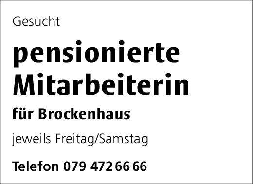 Mitarbeiterin